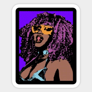 cupcakke style pop art Sticker